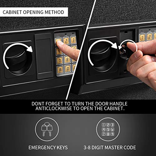 RPNB Rifle Safe,Electronic Security Cabinet,Quick Access 5-...