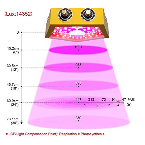 RROWER Led Grow Light 1000W, COB Full Spectrum for Indoor Plants,T...