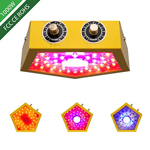 RROWER Led Grow Light 1000W, COB Full Spectrum for Indoor Plants,T...