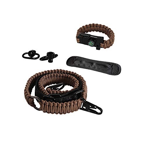 RS RIFLE SLING Traditional 2-Point 550 Paracord Complete Bundle | ...