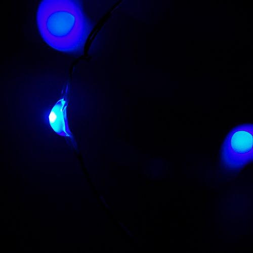 RTGS 60 LEDs String Lights Battery Operated on 20 Feet Long Silver...