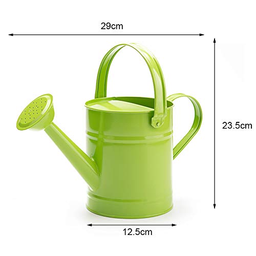 RTWAY Metal Watering Can, 1.5L or 51oz Kids Gardening Water Pot,...