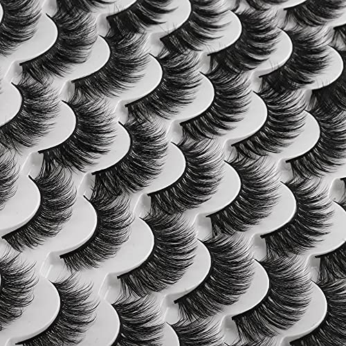 Ruairie 24 Pairs False Eyelashes Natural Look Wispy Fake Eyelashes...