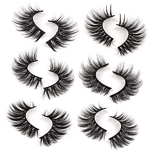 Ruairie 24 Pairs False Eyelashes Natural Look Wispy Fake Eyelashes...