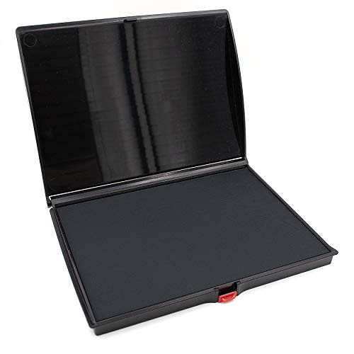 Extra Large Premium Black Ink Stamp Pad - 5 by 7 - Quality Felt Pad