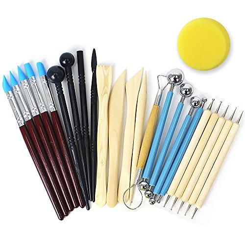 SERONLINE 24pcs Ball Stylus Dotting Tools, Polymer Modeling Clay S...