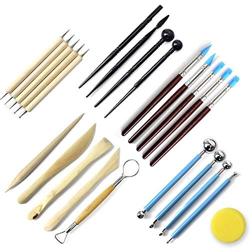 SERONLINE 24pcs Ball Stylus Dotting Tools, Polymer Modeling Clay S...