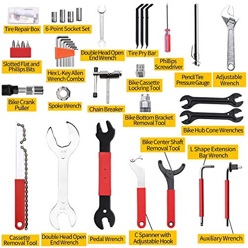 Bike Tool Kit 44pcs Professional Bike Repair Tool Kit Quality Bicy...