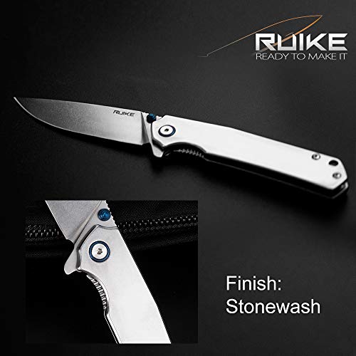 Ruike P801 Folding Pocket Knife Tactical Knives Small Frame Lock 1...
