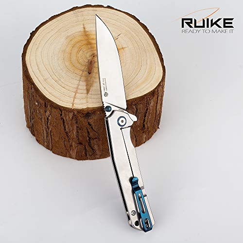 Ruike P801 Folding Pocket Knife Tactical Knives Small Frame Lock 1...