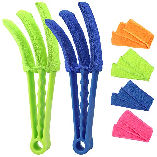 RUIMAICAN Window Blind Cleaner Duster Brush Kit 2 Pack Brush with ...