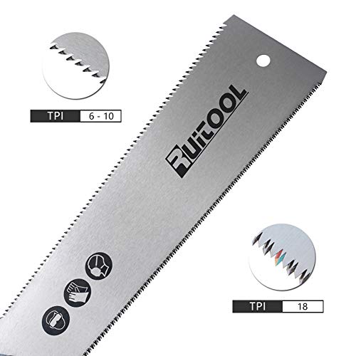 Japanese Pull Saw Double Edged Hand Saw SK5 Woodworking Handsaw 1pcs