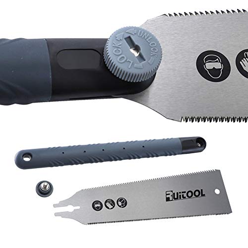 Japanese Pull Saw Double Edged Hand Saw SK5 Woodworking Handsaw 1pcs