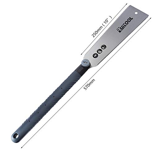 Japanese Pull Saw Double Edged Hand Saw SK5 Woodworking Handsaw 1pcs