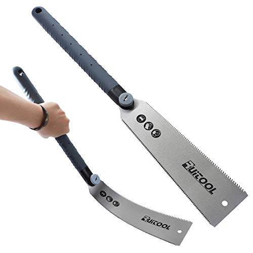 Japanese Pull Saw Double Edged Hand Saw SK5 Woodworking Handsaw 1pcs
