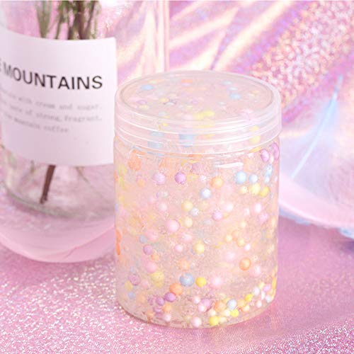 Macaron Rainbow Colored Small Balls, Gift Box Filler Foam Beads, D...