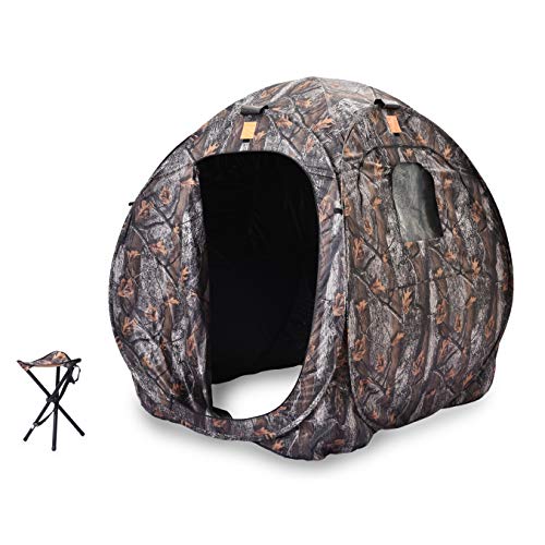 Rukket Hunting Blind | Ground Blind Stand for Deer, Turkey, Duck H...