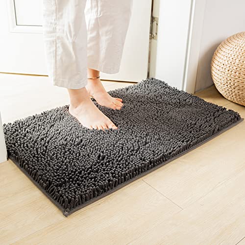 Bathroom Rugs Set Non Slip 3 Piece Bath Rugs Extra Soft Chenille B...