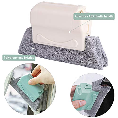 8 Pcs Hand-held Groove Gap Cleaning Tools,Door Window Track Cleani...