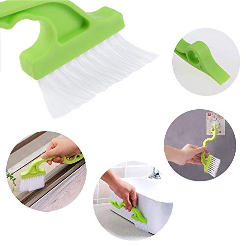 8 Pcs Hand-held Groove Gap Cleaning Tools,Door Window Track Cleani...