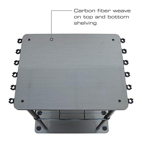 Rush Creek Creations 12 Fishing Rod Tackle Cart - 5 Minute Assembl...