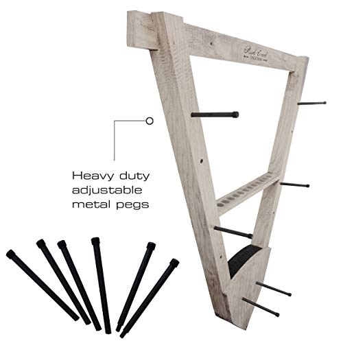 Rush Creek Creations Universal 3 Archery Bow Rack Wall Mount with ...