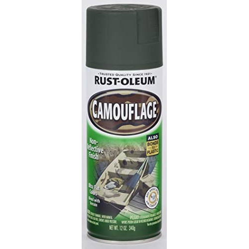 Rust-Oleum 1919830 Specialty Camouflage Spray Paint, 12 oz, Deep F...