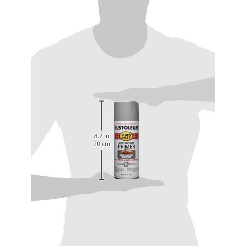 Rust-Oleum 2081830 Stops Rust Automotive Primer, 12 Ounce, Light G...