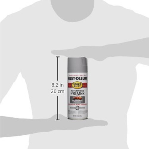 Rust-Oleum 2081830 Stops Rust Automotive Primer, 12 Ounce, Light G...