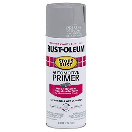 Rust-Oleum 2081830 Stops Rust Automotive Primer, 12 Ounce, Light G...