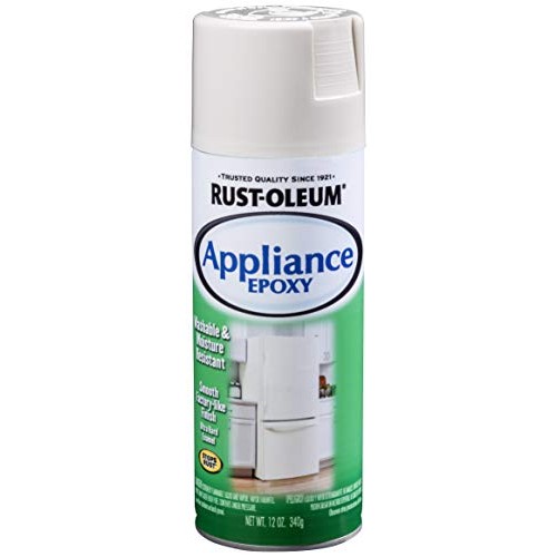 Rust-Oleum 210372 Specialty Appliance Epoxy Spray Paint, 12 oz, Bi...