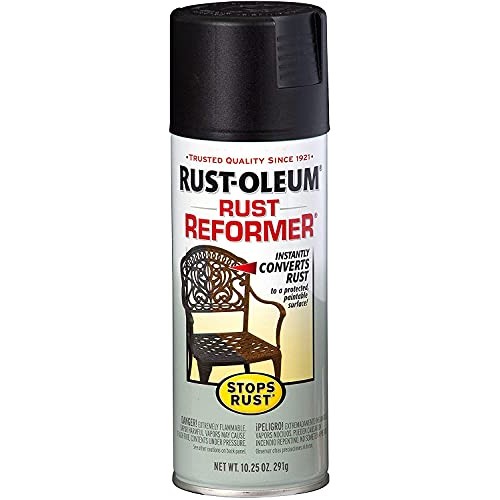 Rust-Oleum 215215 Stops Rust Rust Reformer Spray, 10.25 oz, Black