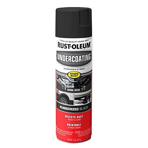 Rust-Oleum 248657 Rubberized Undercoating Spray, 15 oz, Black