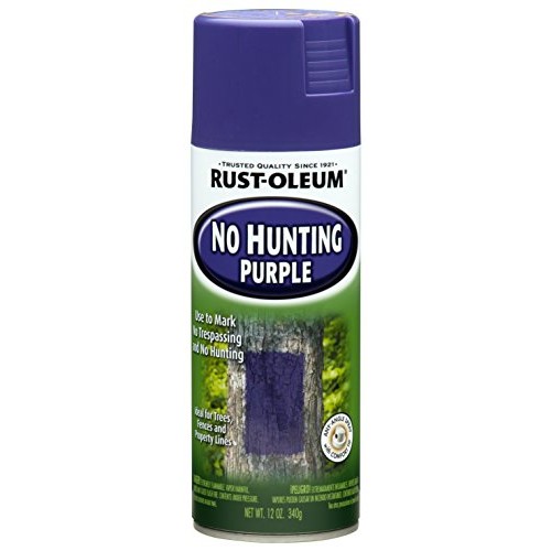 RUST-OLEUM 270970 Specialty Purple Hunting Spray Paint, 12 Ounce