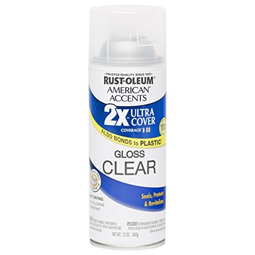 Rust Oleum 280702 American Accents Ultra Cover 2X Spray Paint, Glo...