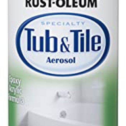 Rust-Oleum 280882 Specialty Tub & Tile Spray Paint, 12 oz, White