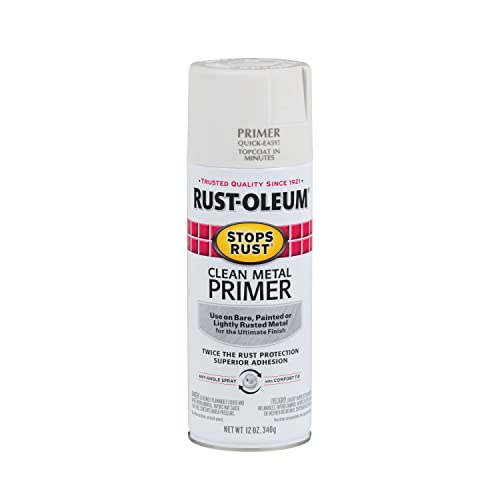 Rust-Oleum 7780830 Stops Rust Spray Paint, 12 Ounce, Flat White Cl...