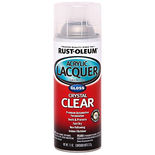 Rust-Oleum Automotive 253366 Acrylic Lacquer Spray, Clear Gloss, 1...