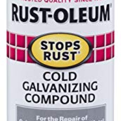 RUST-OLEUM COld Galvanizing Compound, Grays Flat Silver , 16oz. - ...