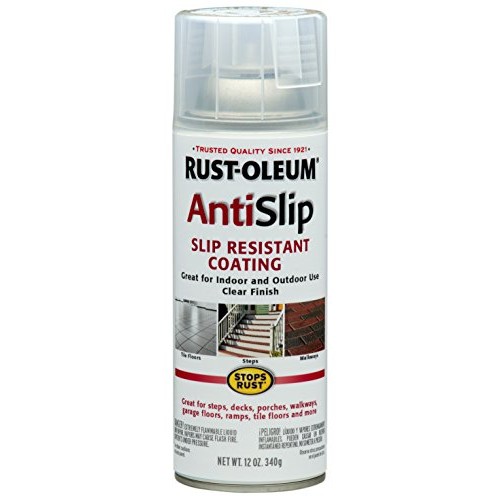 Rust-Oleum Stops Rust Anti-Slip 271455 Antislip Spray 12 oz, Clear...