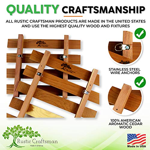 Rustic Craftsman Cedar Wall Planter 12 X 17.5 for Succulents, Ai...