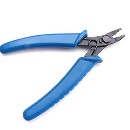 Ruwado Bead Crimper with Ergonomic PVC Handle Blue Jewelry Beading...