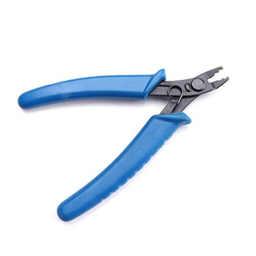Ruwado Bead Crimper with Ergonomic PVC Handle Blue Jewelry Beading...