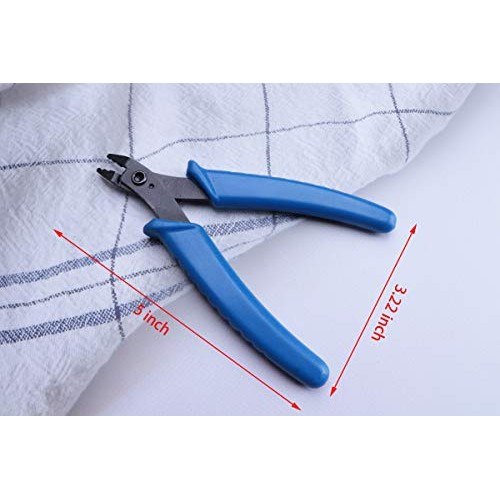 Ruwado Bead Crimper with Ergonomic PVC Handle Blue Jewelry Beading...