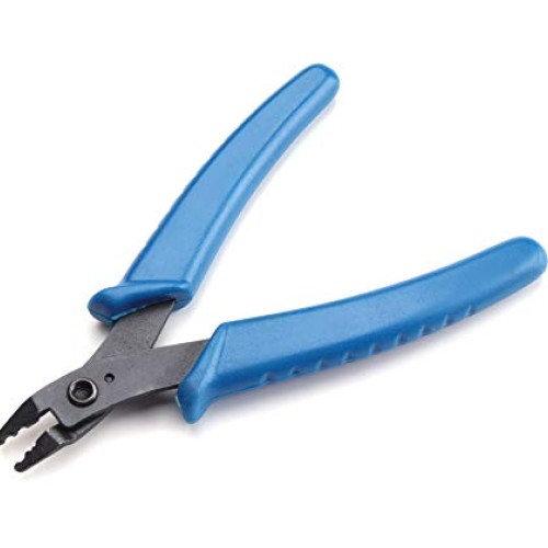 Ruwado Bead Crimper with Ergonomic PVC Handle Blue Jewelry Beading...