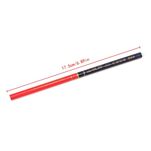 RUZYY 10Pieces/Set Blue and Red Wire Round Carpenters Pencils for ...