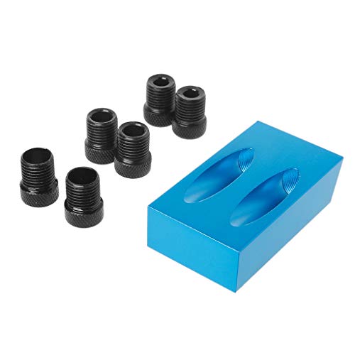RUZYY 14Pieces/Set 6/8/10mm Oblique Hole Locator Positioner Drill...