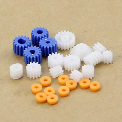 RUZYY 16 Kinds Shaft Gears Spindle Gears Gear-B 2MM 2.3MM 3MM 3.17...