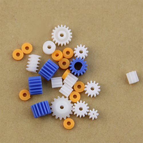 RUZYY 16 Kinds Shaft Gears Spindle Gears Gear-B 2MM 2.3MM 3MM 3.17...