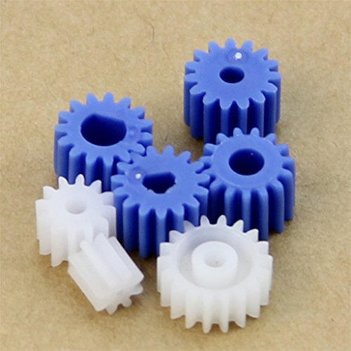 RUZYY 16 Kinds Shaft Gears Spindle Gears Gear-B 2MM 2.3MM 3MM 3.17...